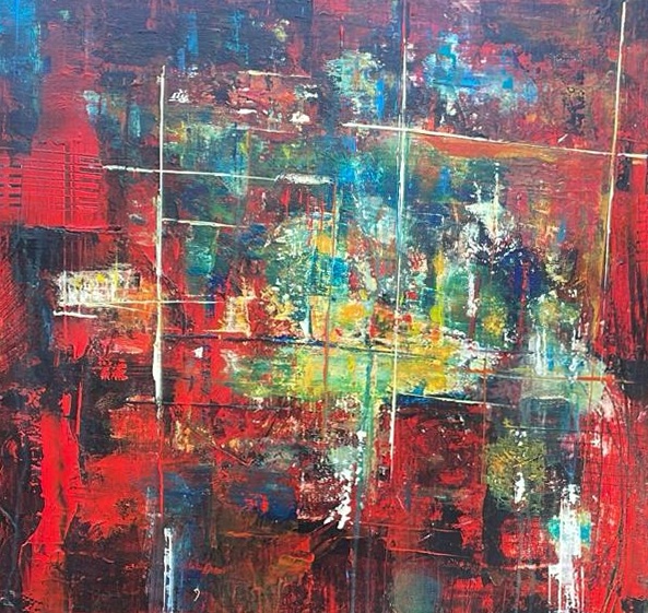 Explosion — Acrylique, Jean-Jacques Lacote