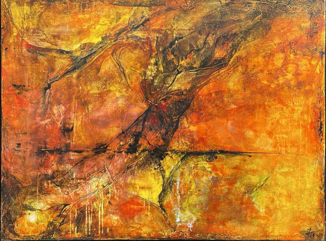 Embrasement — Acrylique, Jean-Jacques Lacote