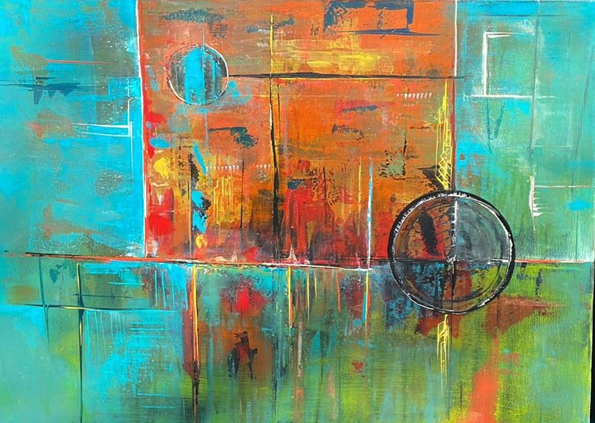 Repère — Acrylique, Jean-Jacques Lacote