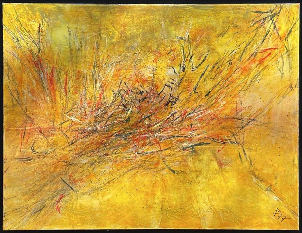 Hommage à Zao Wou Ki — Acrylique, Jean-Jacques Lacote