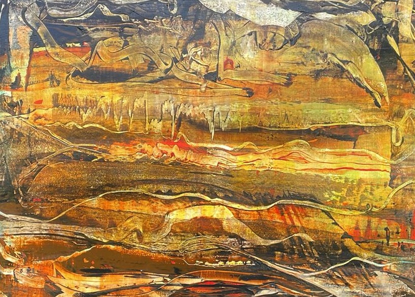 Strates — Acrylique, Jean-Jacques Lacote