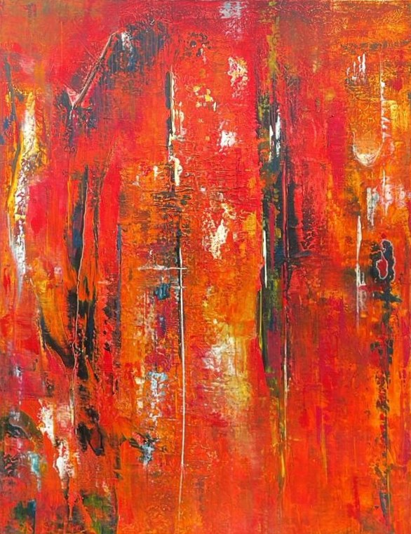 Flamboyance — Acrylique, Jean-Jacques Lacote